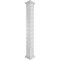 Ekena Millwork 8"W x 9'H Craftsman Classic Square Non-Tapered Bondi Fretwork Column w/ Crown Capital & Crown Base CC0809ENBNDCRCR - alternate 1